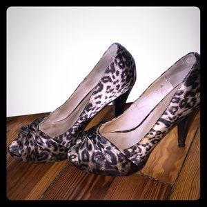 Aldo Shoes Leopard Print Heels